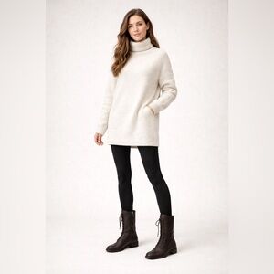 Vince Camuto Fantasa Brown Leather Lace Up Tall Boots Riding Combat Sz 11